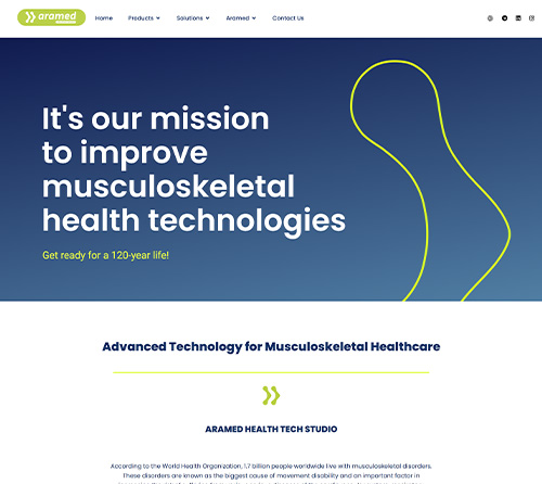 طراحی سایت آرامد